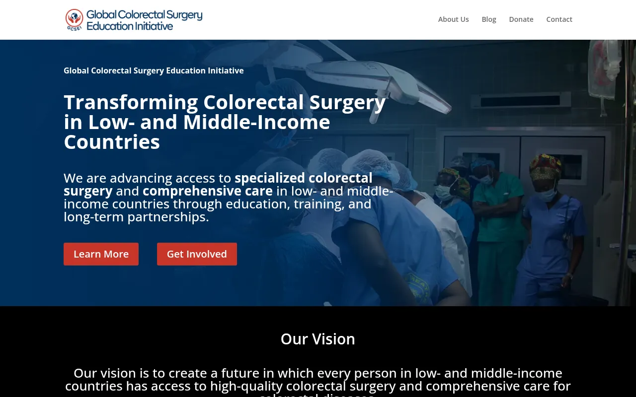 Global Colorectal Initiative screenshot