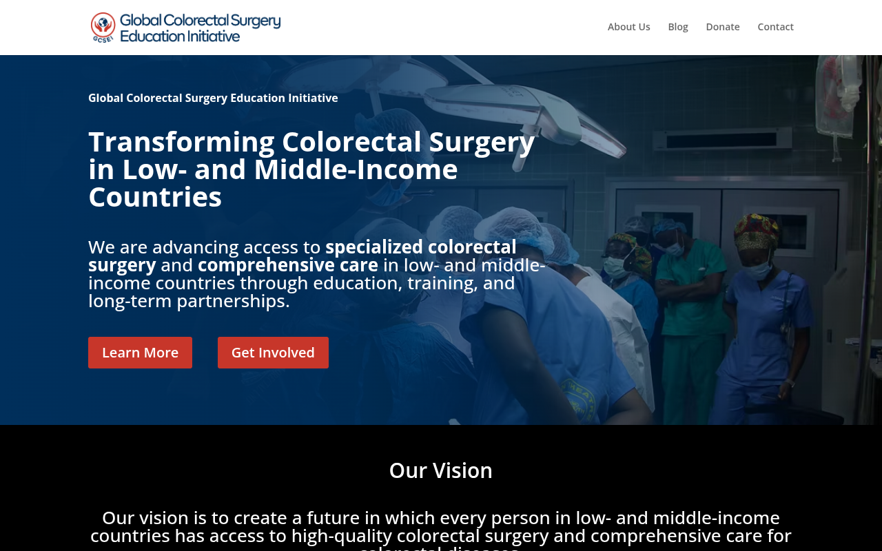Global Colorectal Initiative screenshot