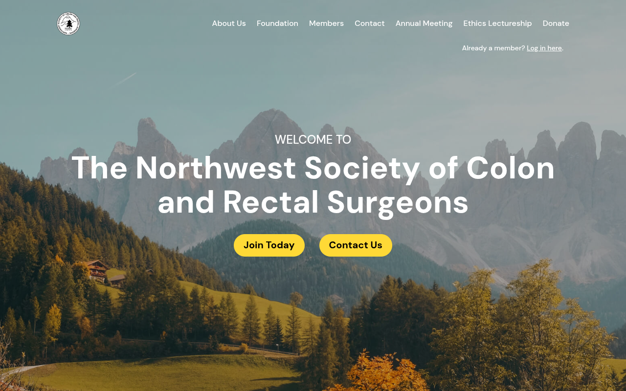 Northwest Society of Colon & Rectal Surgeons screenshot